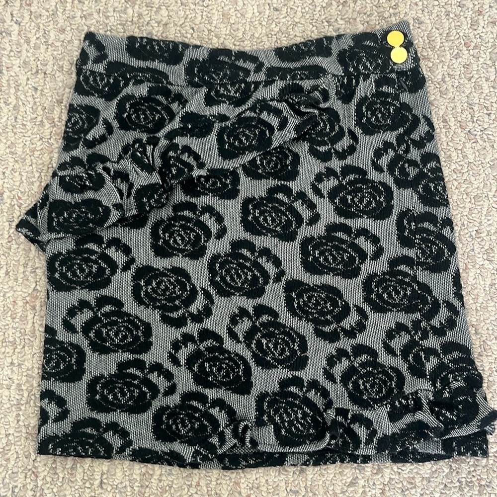 Anthro floral skirt EUC